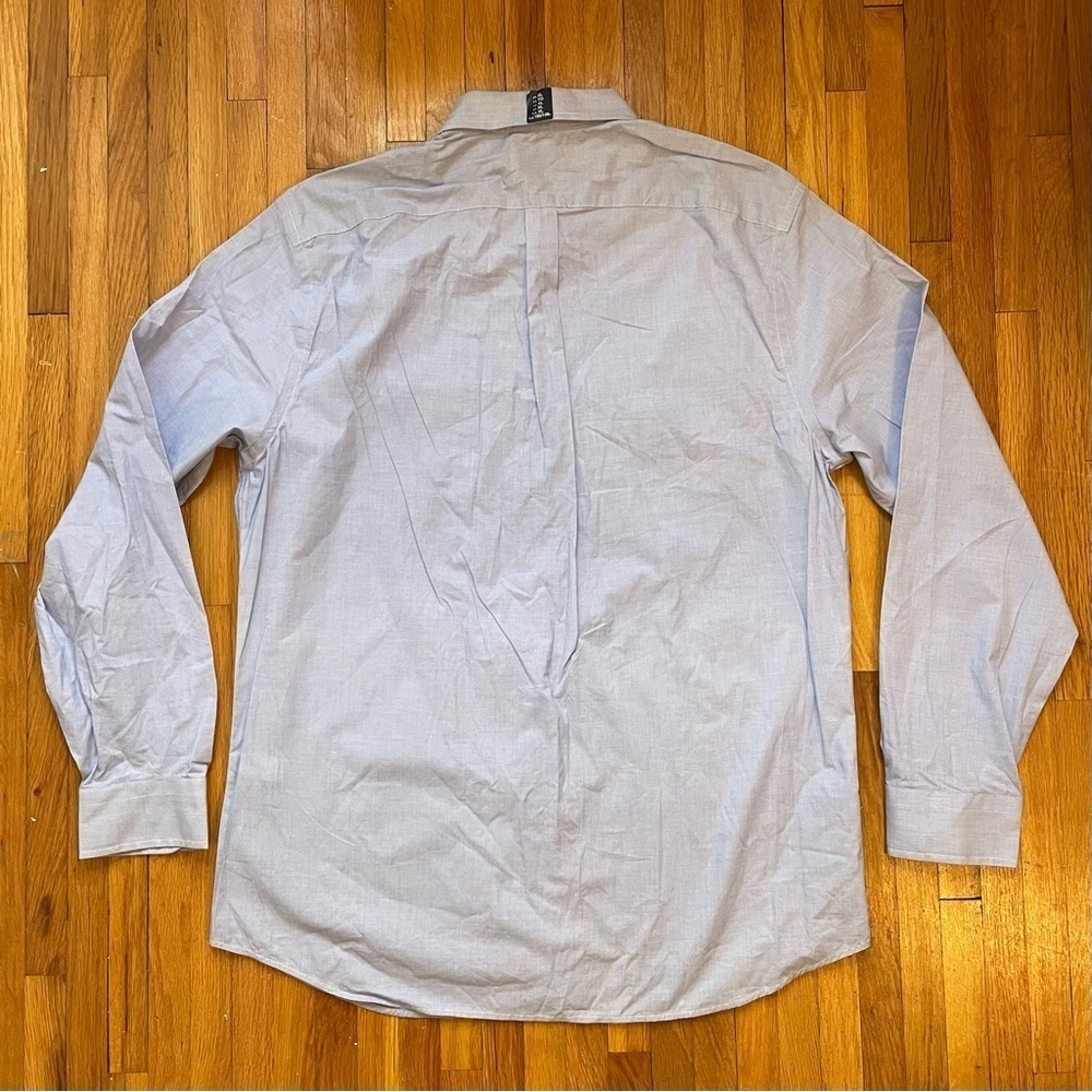 Gap Men’s All Day Poplin Button Down Shirt Size XL Classic Fit Blue Long Sleeve - Picture 2 of 11